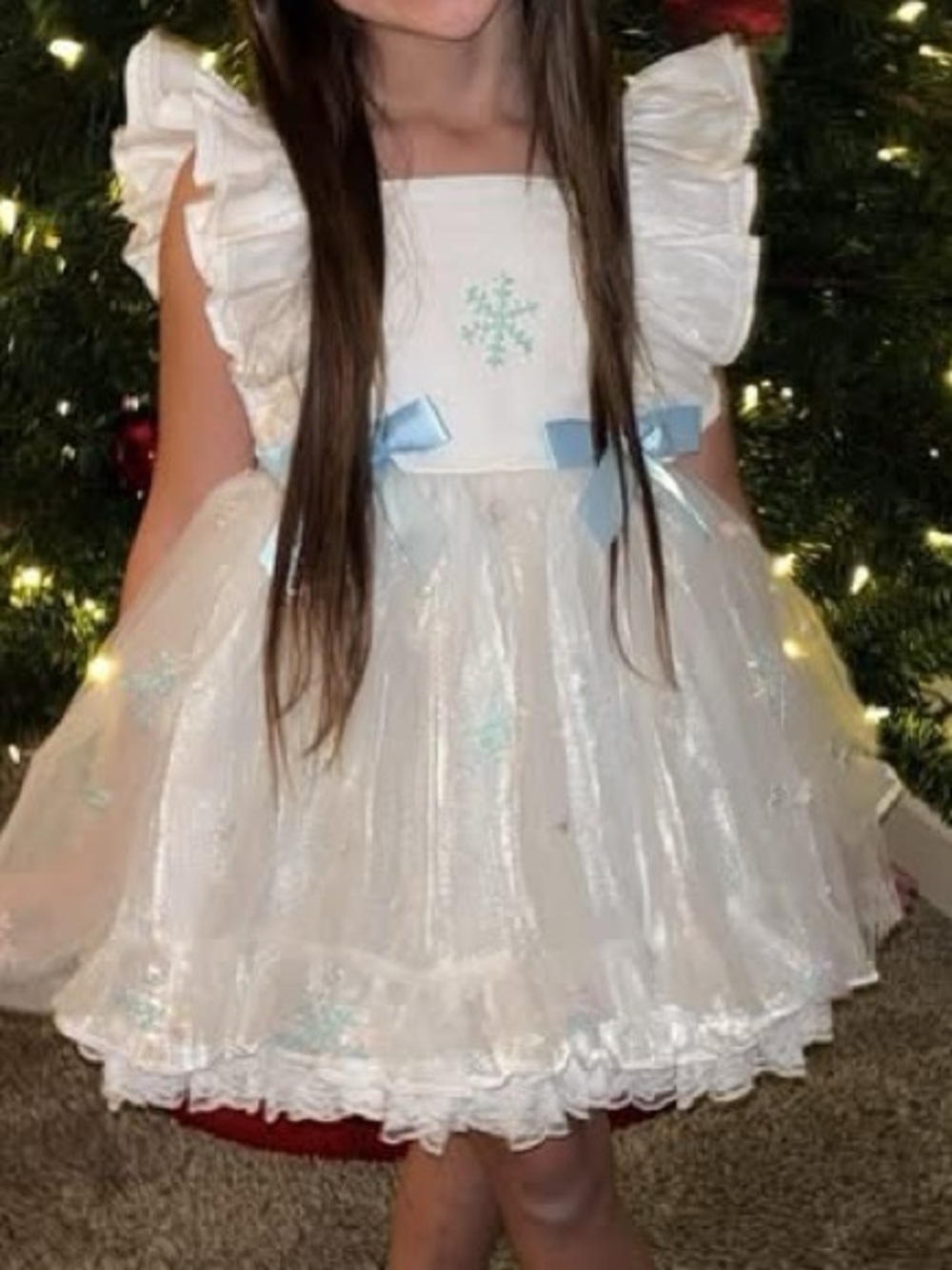 Carriage House Boutique Christmas winter snowflake dress
